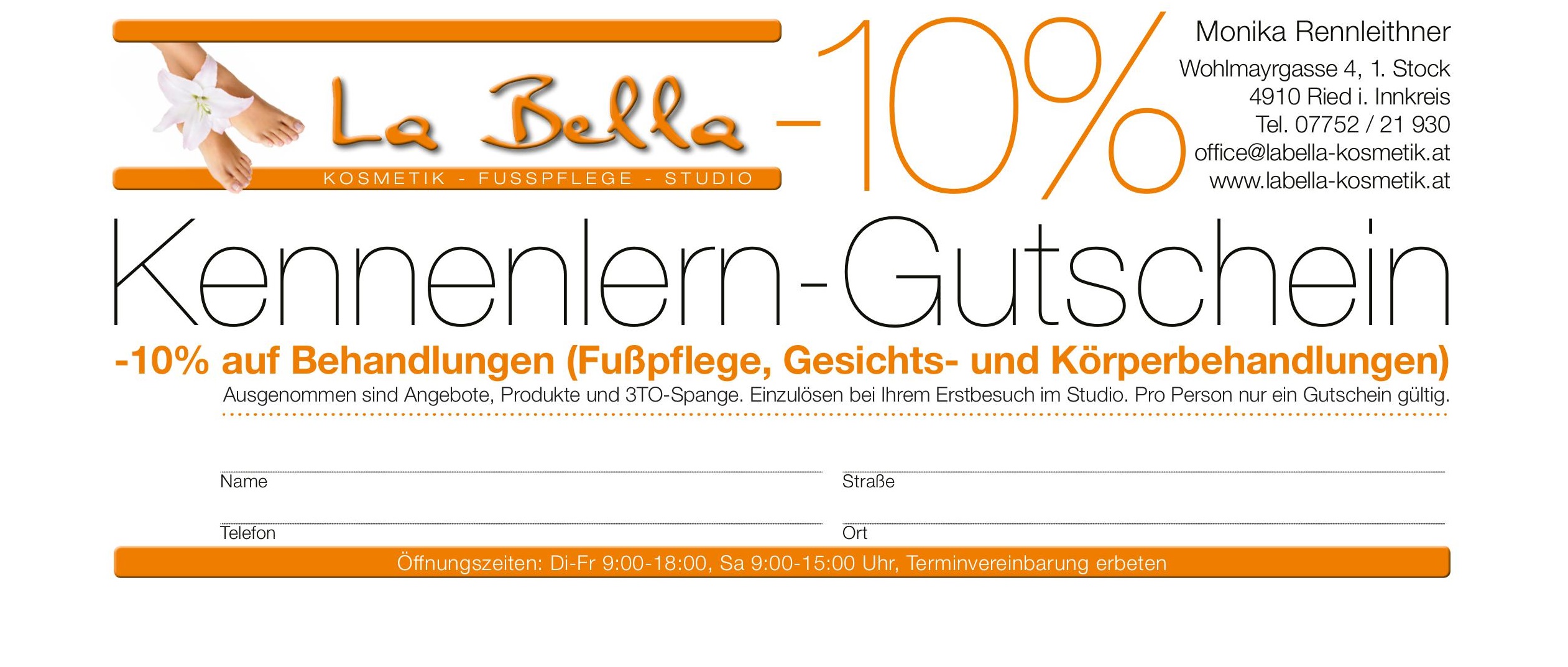 La Bella – Kosmetik und Fußpflege